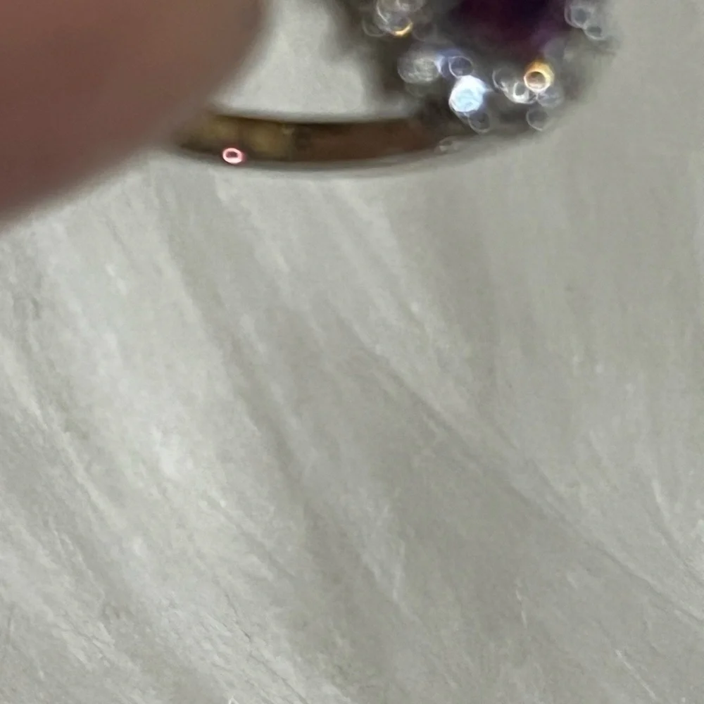 Fragrant Jewels Dual Tone Halo Ring